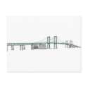 Delaware Memorial Bridge: 3D Model: postcards by spiritswitchboard Delaware Memorial Bridge: 3D Model: postcards