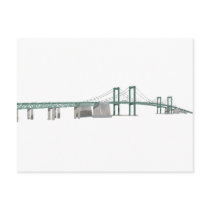 Delaware Memorial Bridge: 3D Model: postcards
