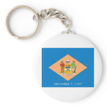 Delaware  Official State Flag keychains