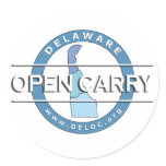 Delaware Open Carry Sticker