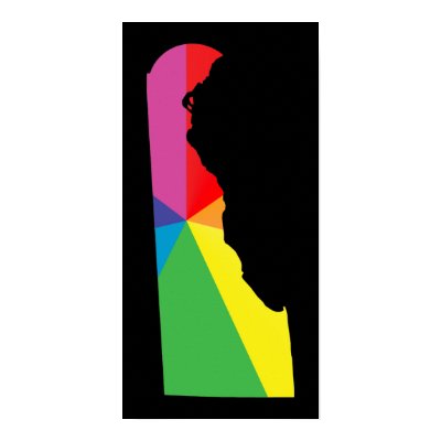 delaware pride. poster by chromatosis