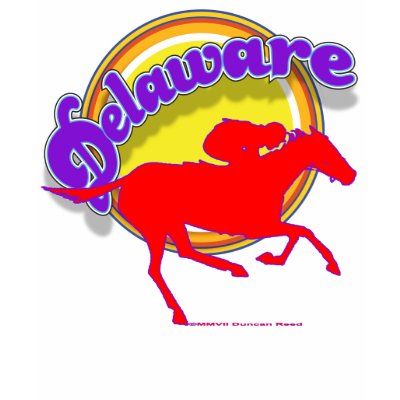 Delaware purpleswoop thoroughbred shirt by Duncan_Reed