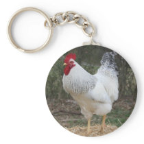 Delaware Rooster Elvis Key Chain