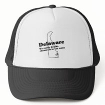 Delaware State Slogan hats by republicofstates Delaware State Slogan hats