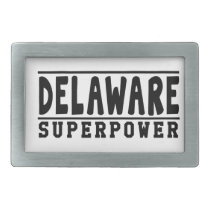 Delaware Superpower Designs Rectangular Belt Buckles