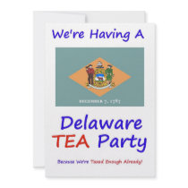 DELAWARE T.E.A. PARTY INVITATIONS