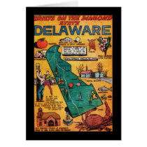Delaware the Diamond State Greeting Card