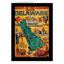 Delaware the Diamond State Greeting Card