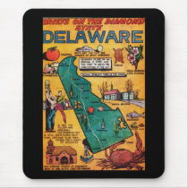 Delaware the Diamond State Mouse Pads
