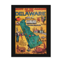Delaware the Diamond State Post Card