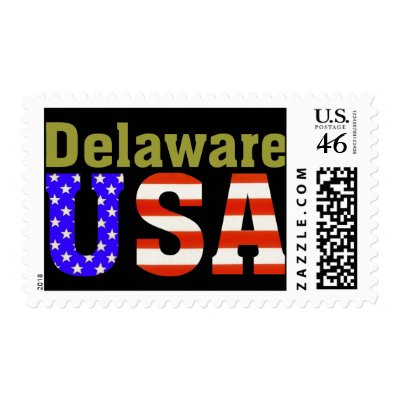 Delaware USA! Stamp by All50States