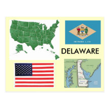 Delaware, USA Postcards