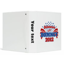 Delaware with Romney 2012 3 Ring Binders