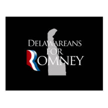 Delawareans for Romney.png Post Card