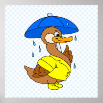 Delbern Duck Poster