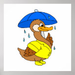 Delbern Duck Poster