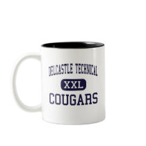 Delcastle Technical - Cougars - High - Wilmington mugs by customteamsportswear Delcastle Technical - Cougars - High - Wilmington mugs