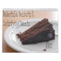 Delectable Desserts calendars by clarachandler Delectable Desserts calendars