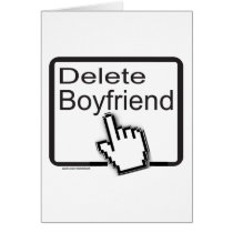 DELETE BOYFRIEND T-SHIRTS AND GIFTS cards