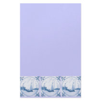 Delft Sailboat Tile Art Stationery