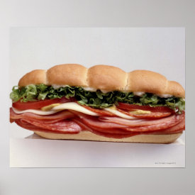 Deli sandwich print