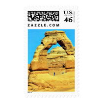Delicate Arch At Arches National Park Stamp