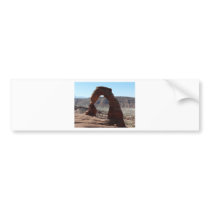 delicate arch bumper stickers by pinkypetals delicate arch bumper stickers