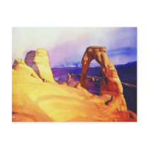 "Delicate Arch" Desert Scene Watercolor postcards