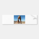 delicate arch side view bumper sticker