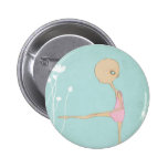 delicate bald ballerina button