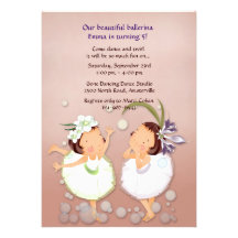 Delicate Dancers Invitation
