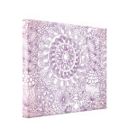 delicate floral lattice pattern II Stretched Canvas Prints