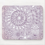delicate floral lattice pattern II Mouse Pad