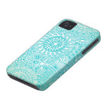 delicate floral lattice pattern iPhone 4 cover