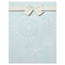 delicate floral lattice pattern letterhead template