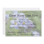 Delicate Forget Me Not Flowers Custom Invitation
