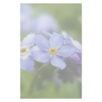 Delicate Forget Me Not Flowers Personalized Stationery