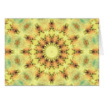 Delicate Fractal Kaleidoscope Greeting Card