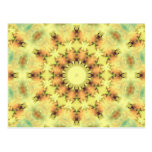 Delicate Fractal Kaleidoscope Postcards