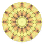 Delicate Fractal Kaleidoscope Stickers