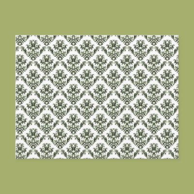 Delicate Green Damask Post Card Zazzle_postcard Delicate Green Damask Post Card Zazzle_postcard