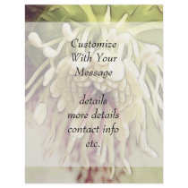 Delicate Hellebore Blossom Custom Flyer