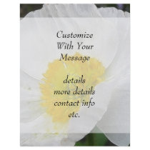 Delicate Iceland Poppy Flower Full Color Flyer