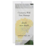 Delicate Iceland Poppy Flower Custom Rack Card