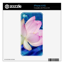 Delicate Lotus flower and meaning iPhone 4S Skin