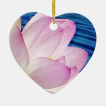 Delicate Lotus flower and meaning Christmas Tree Ornament