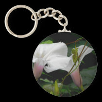 Delicate Morning Glories keychains