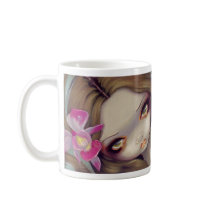 "Delicate Orchid Mermaid" Mug