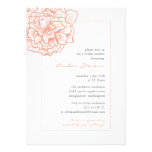 Delicate Peony Shower/Party Invitation