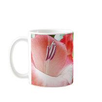 Delicate pink Gladiola Mug